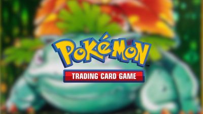 Pokemon TCG Base Set Venusaur w Pokemon TCG Logo