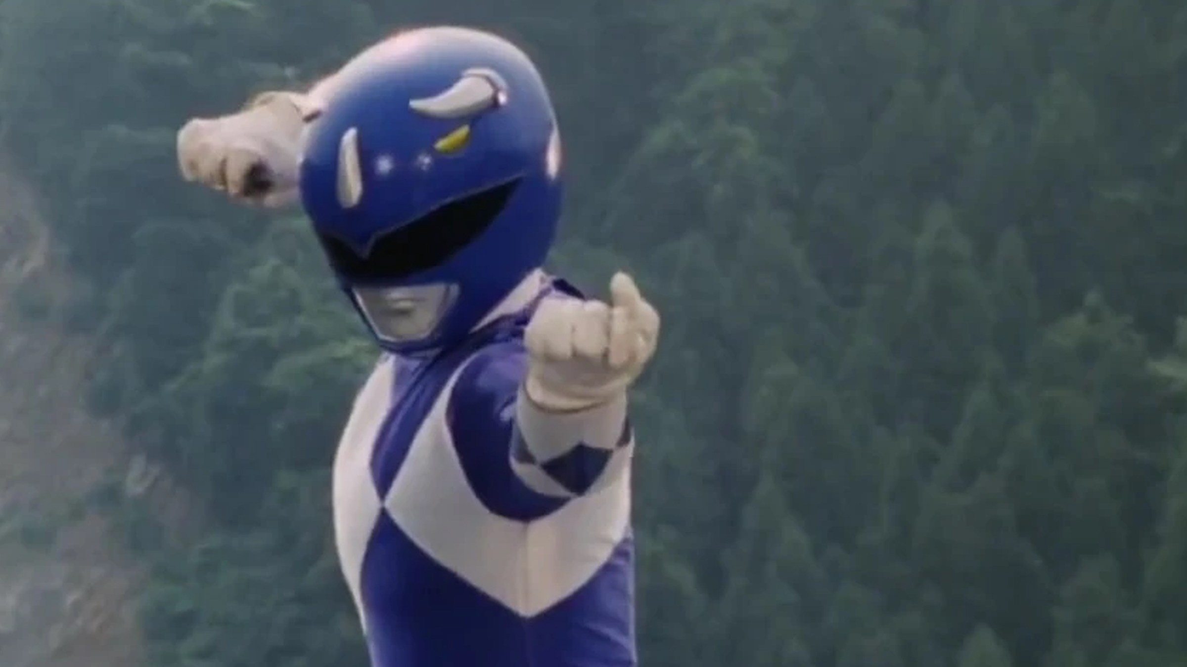 Power Rangers Crying Blue Ranger 30 Years Ago, The Blue Ranger Almost Defeated The Mighty Morphin Power ...