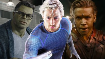 Quicksilver, Hulk, and Adam Warlock