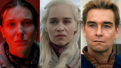 Eleven, Daenerys, and Homelander in Stranger Things, Game of Thrones, and The Boys