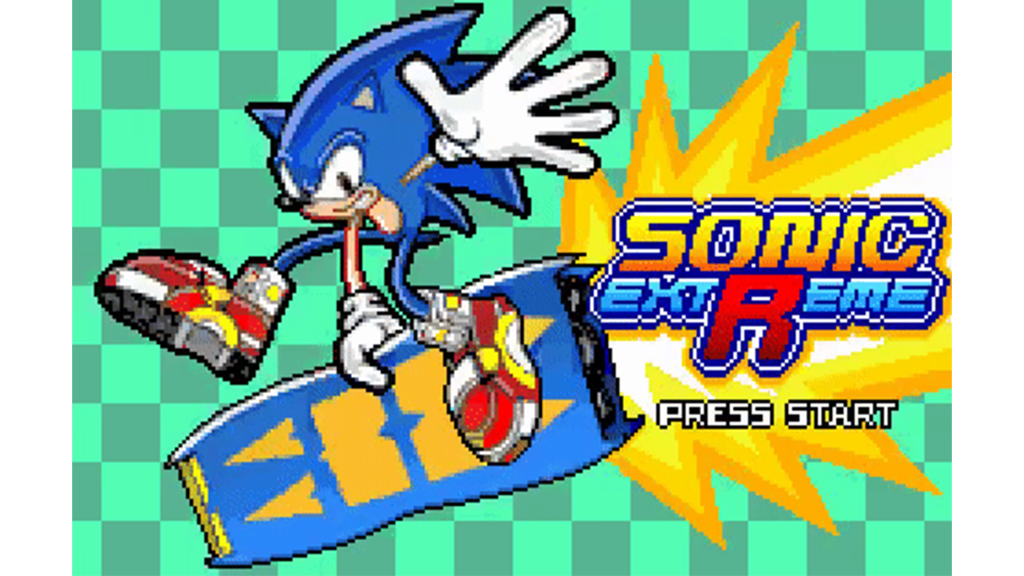 The intro screen from Sonic Racer.