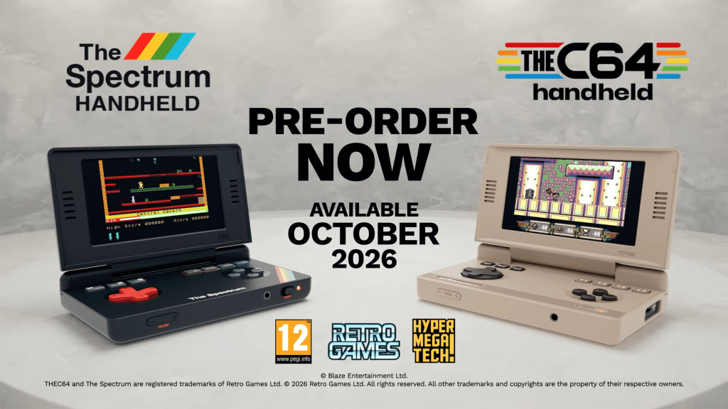 THEC64 Handheld and The Spectrum Handheld