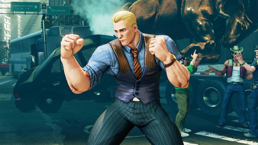Street Fighter 5 Cody fighting stance