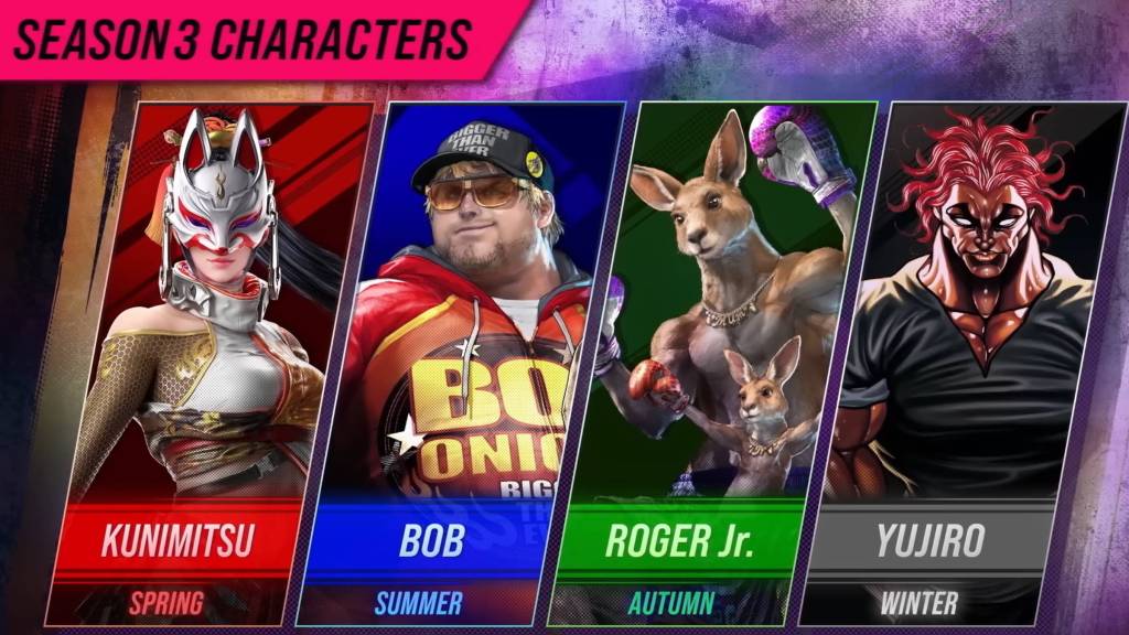 Tekken 8 Season 3 DLC character lineup