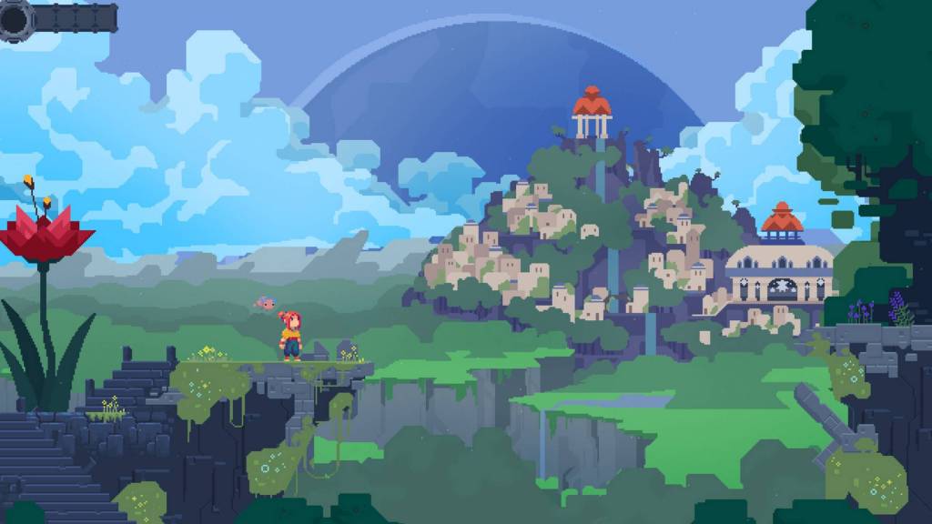 TetherGeist main character looking out at world