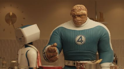The Thing and Herbie in Fantastic Four First Steps