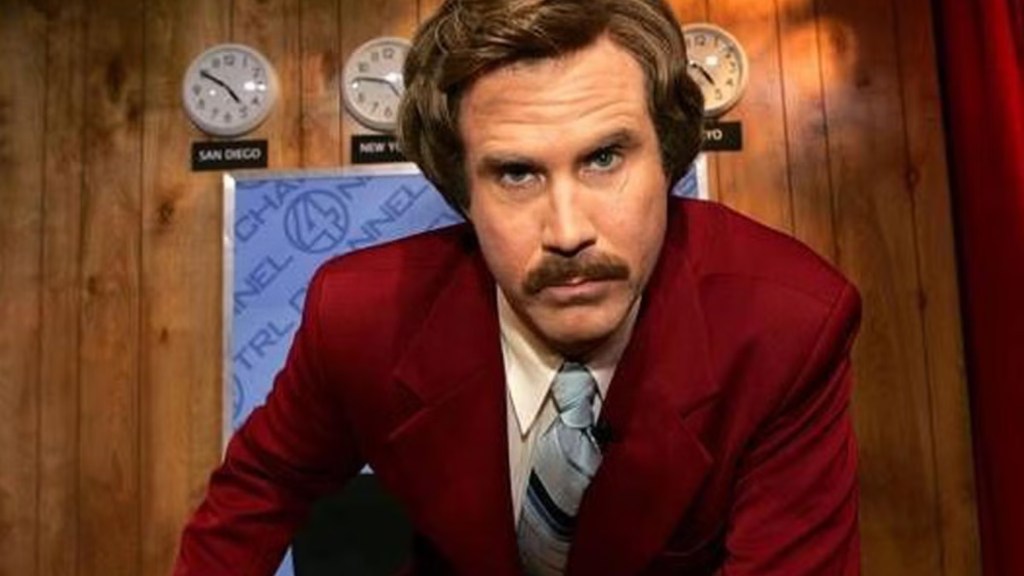 Will Ferrell in Anchorman