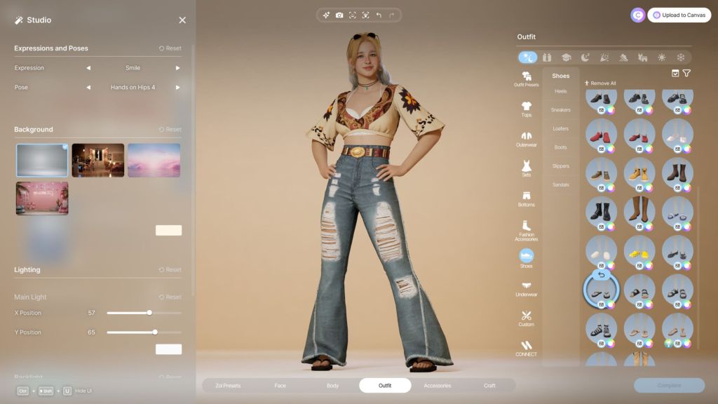 inZOI PC UI Screenshot