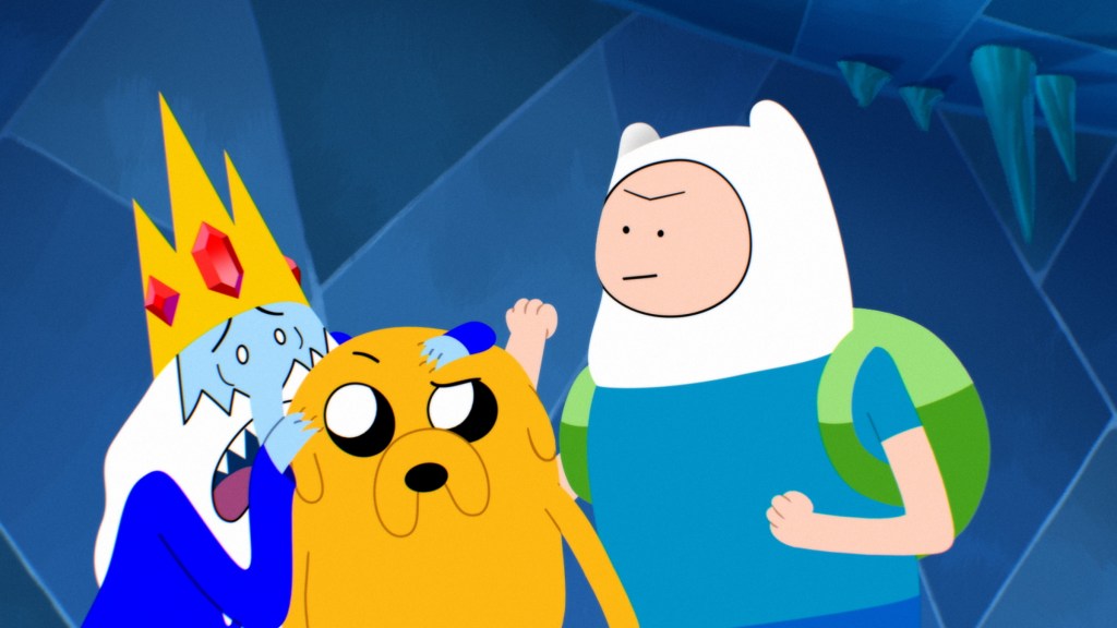 Finn is mad at Ice King in Adventure Time: Side Quests
