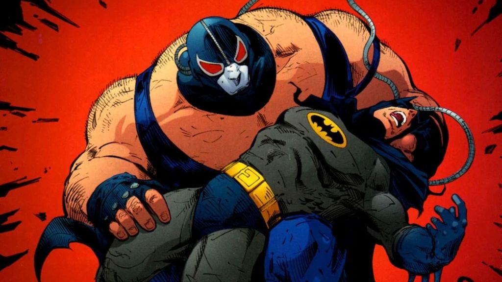 Bane breaks Batman in DC Comics