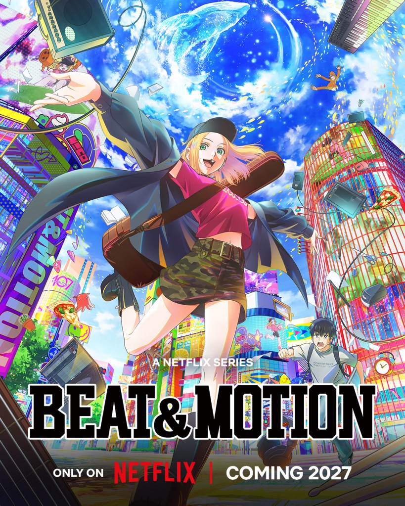 Key visual for Beat & Motion Netflix Anime