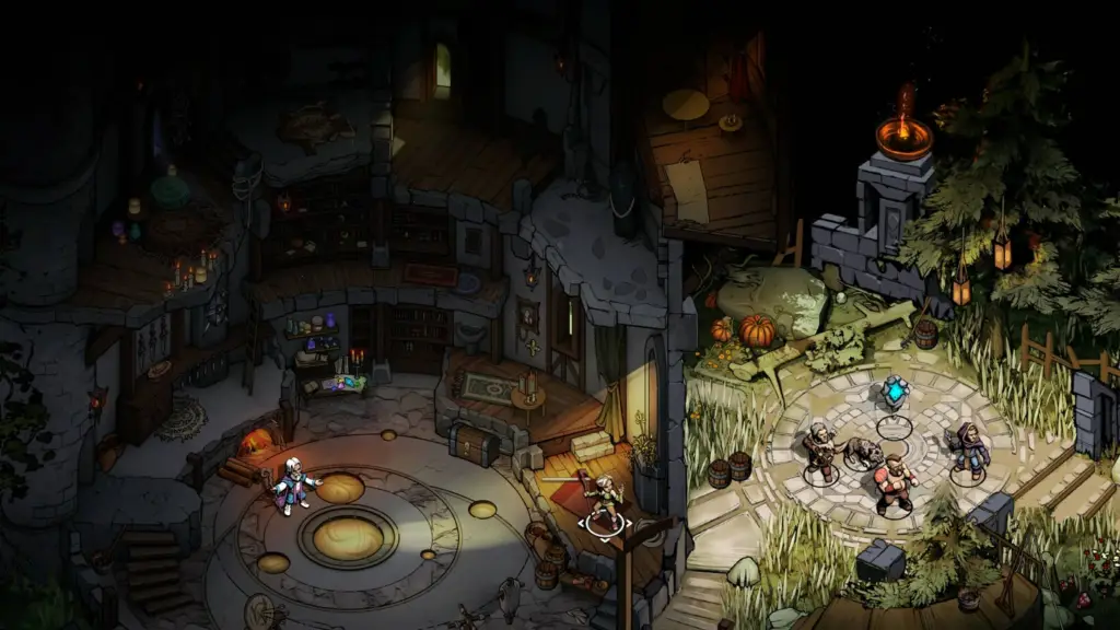 Blightstone main menu screen