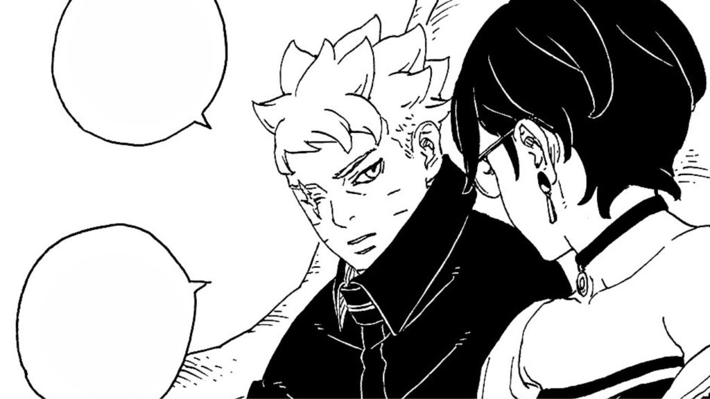 Two Blue Vortex Chapter 35 - Boruto and Sarada