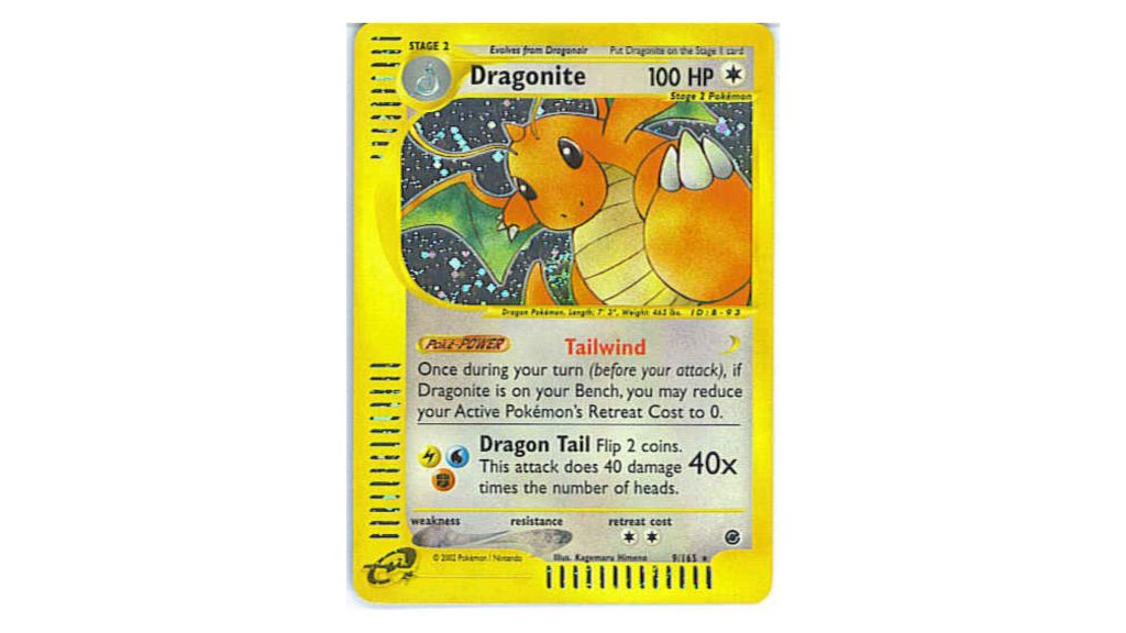 Dragonite #9 eCard Pokemon Expeditions