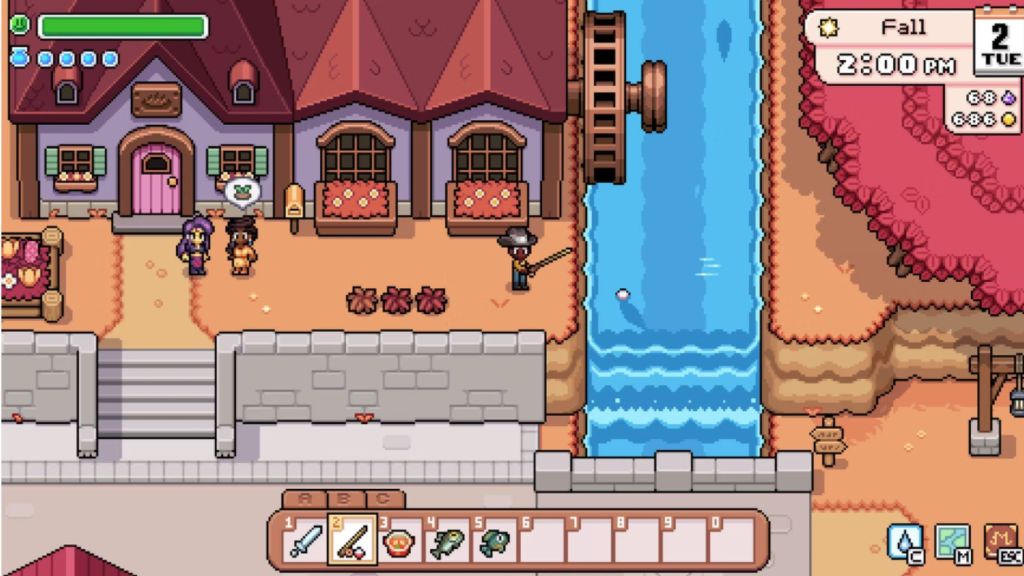 Fields of Mistria Fishing
