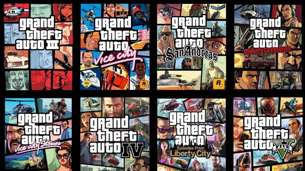 GTA box art cover history