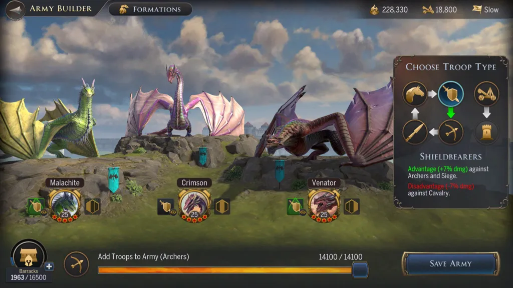 GoT Dragonfire Army Builder