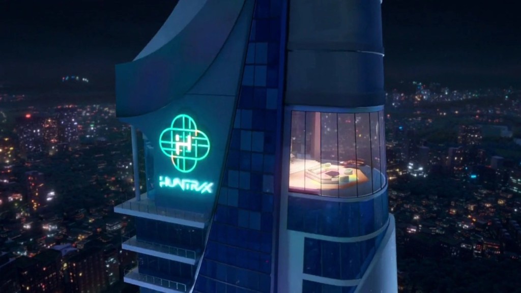 HUNTR/X Tower in KPop Demon Hunters