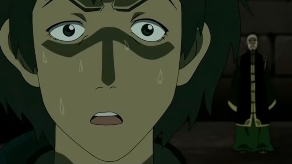 Jet and Long Feng in Avatar: The Last Airbender's "Lake Laogai"