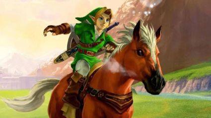 Link Horseback Riding Ocarina of Time