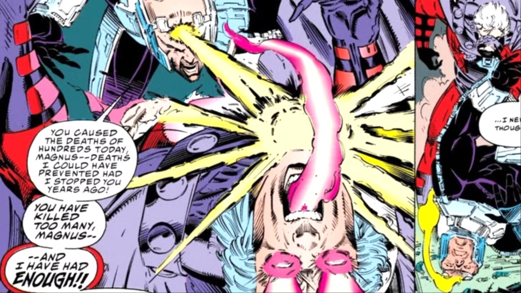 Xavier mindwiping Magneto