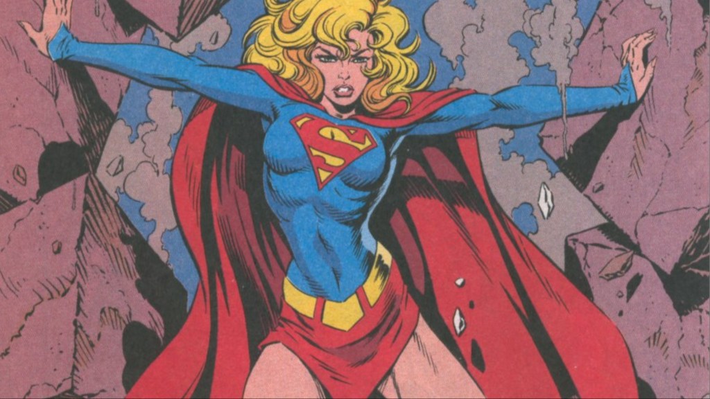 Matrix Supergirl showing off her strength