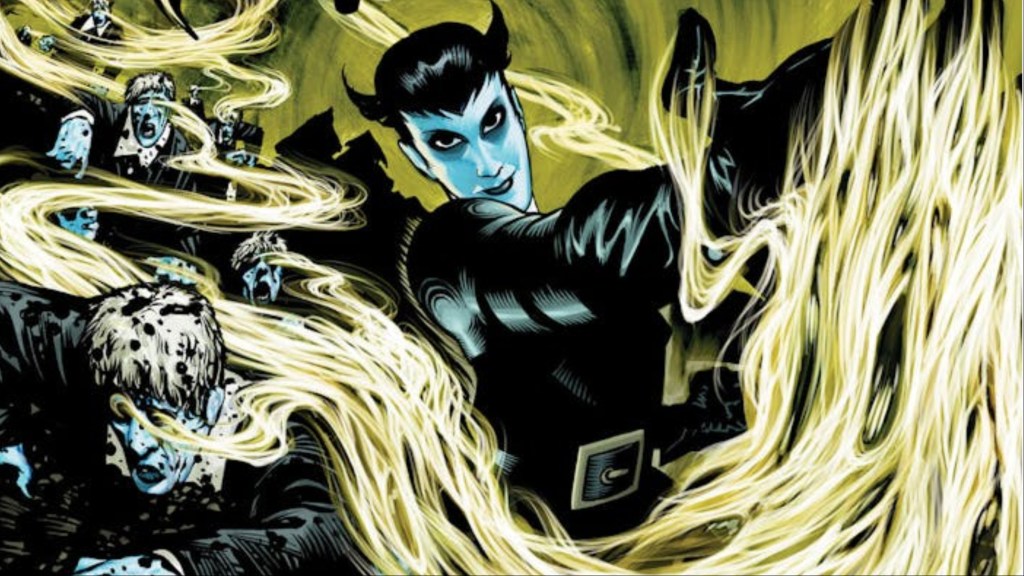 Klarion the Witch Boy using his magical powers