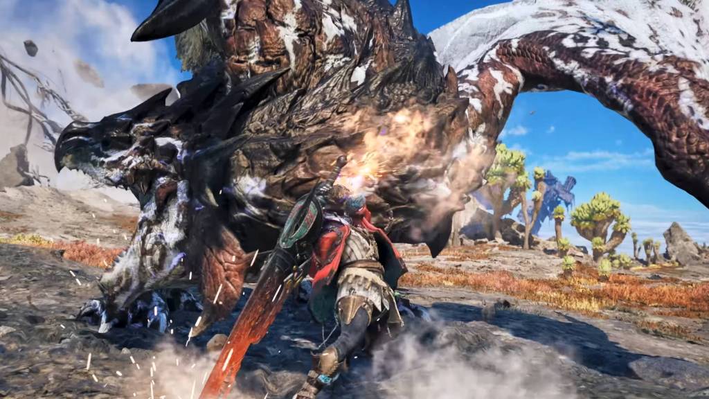 Monster Hunter Wilds Ascendance hunter using Boost Bracer