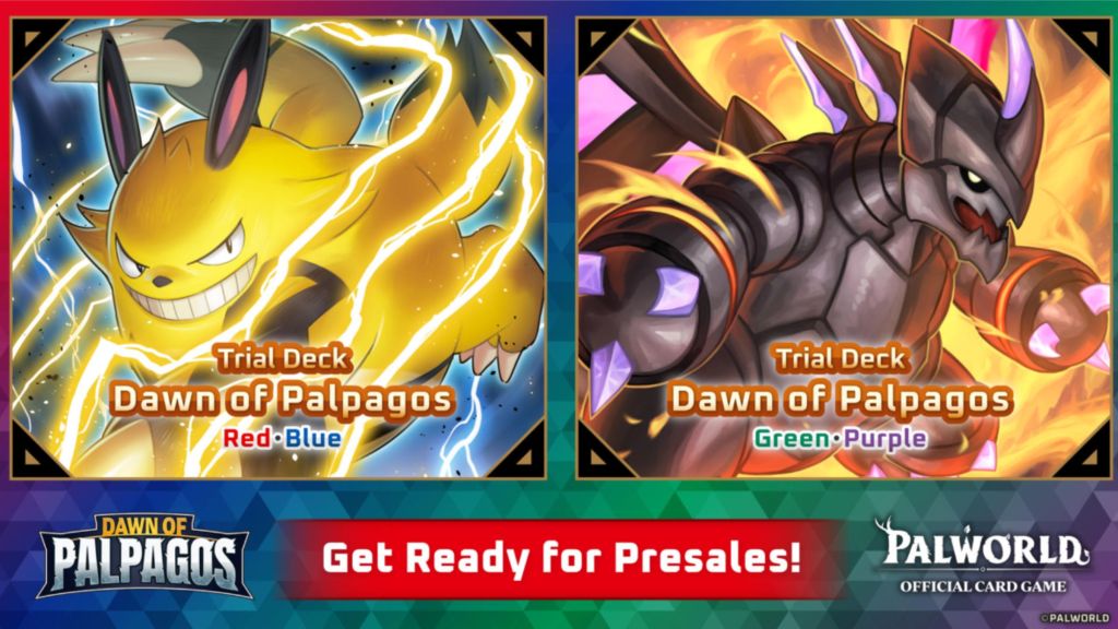 Palworld Original Card Game Trial Decks