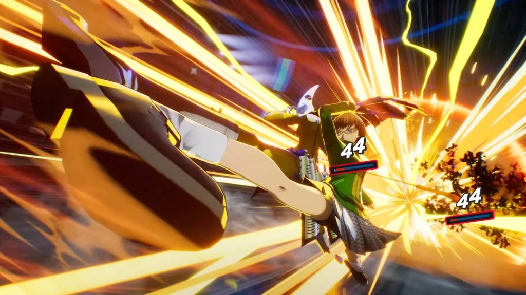 Persona 4 Revival Chie using Series Finale finisher