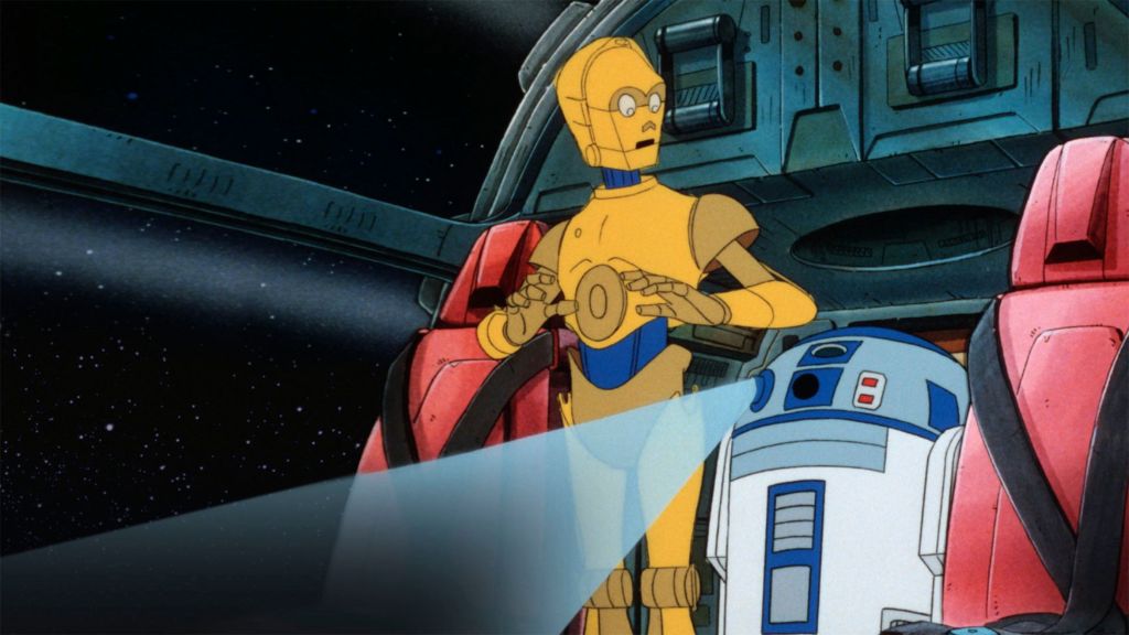 R2-D2 and C-3PO in Star Wars Droids