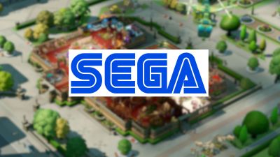 SEGA Logo over two Point Museum Background