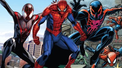 Spider-Man, Spider-Man 2099, and Miles Morales