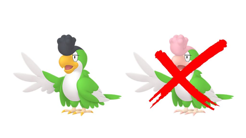 Squawkabilly vs Shiny Squawkabilly