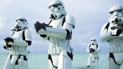 Stormtroopers in Star Wars