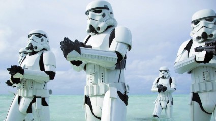 Stormtroopers in Star Wars