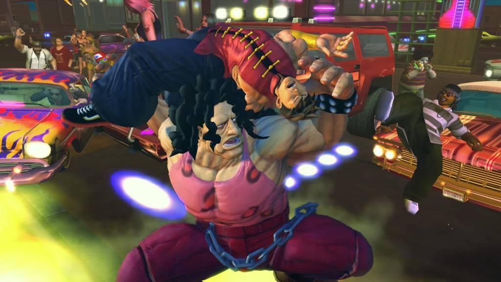 Street Fighter 4 Hugo vs Guy fight