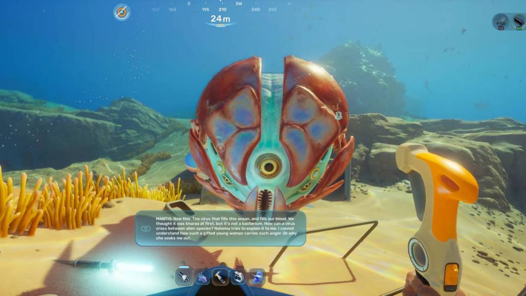 Subnautica 2 hostile fish attacking player