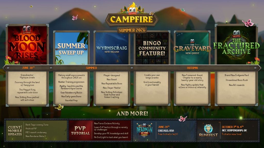 Summer 2026 OSRS Roadmap