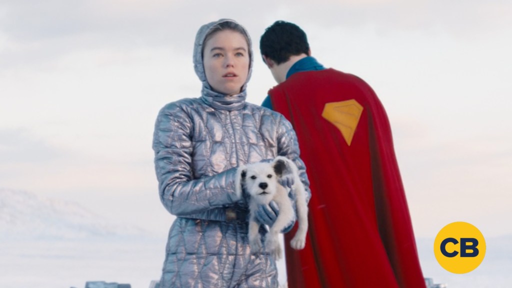 Supergirl and Superman and Krypto