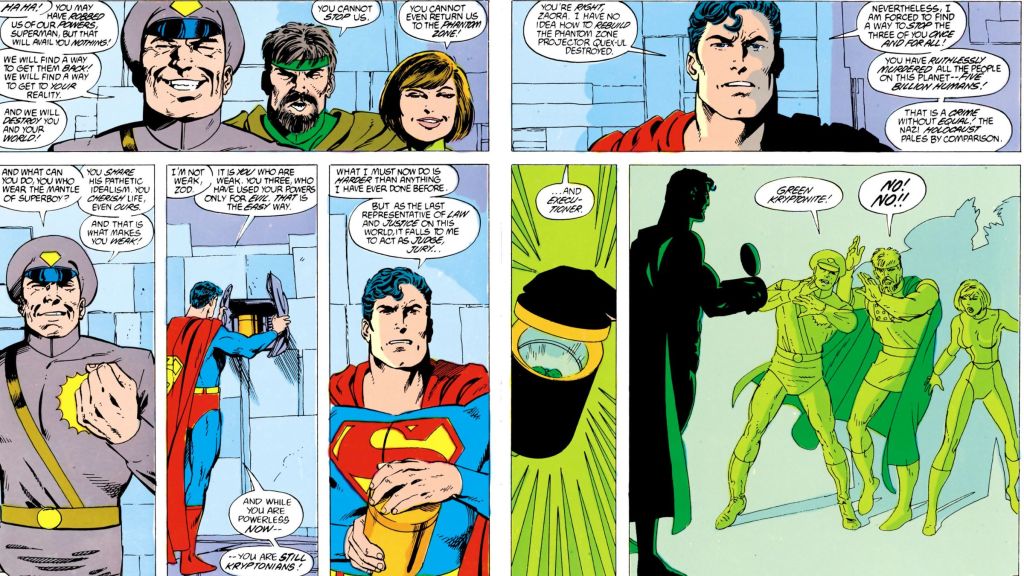 Superman kills three Kryptonians