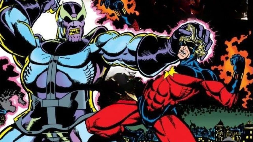 Thanos vs Captain Marvel
