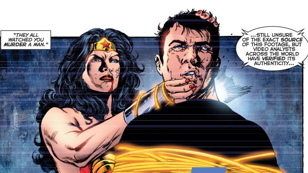 Wonder Woman kills Maxwell Lord