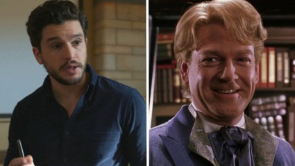Split image of Kit Harrington and Gilderoy Lockhart in Harry Potter