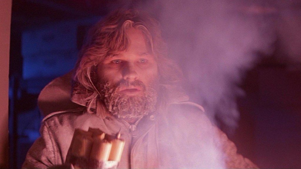 Kurt Russell as MacReady in The Thing (1982)