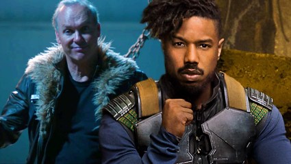Split image of Vulture and Killmonger in the MCU