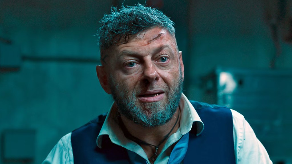 Andy Serkis as Ulysses Klaue in Black Panther (2018)