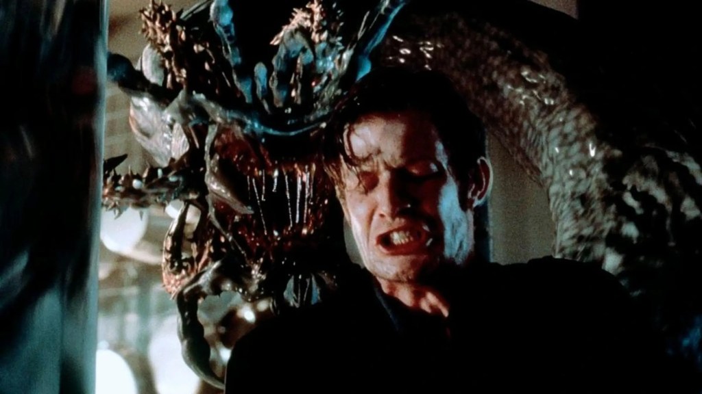 A tentacle ready to kill its prey in Deep Rising