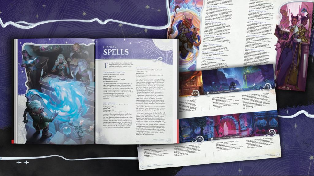 Arcana Unleashed Spells Preview Pages