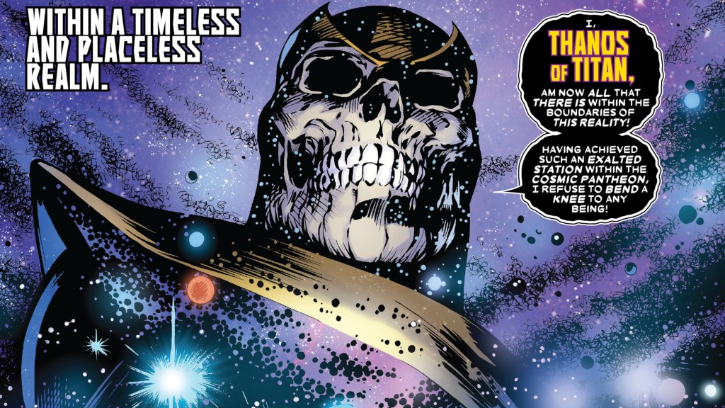 Thanos absorbed powers of Cosmic Entities